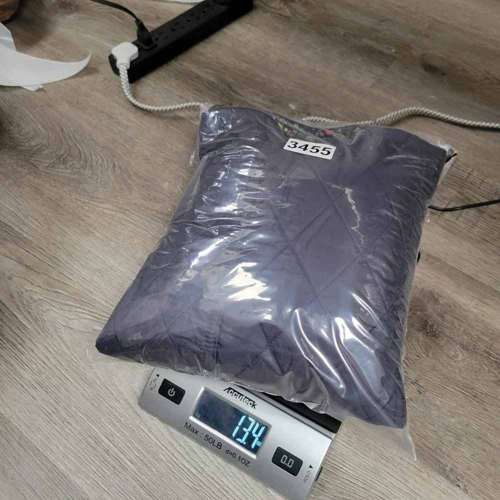 Barbour Annandale Ladies Quilted Jacket Navy Blue Floral Size US 4 UK 8 - Picture 12 of 12